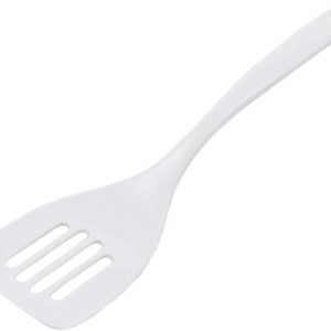 Melamine Slotted Turner/Spatula, 11.25 inch, White