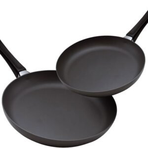 2 Piece Fry Pan Set, 8" and 10 1/4", Black (10202600)