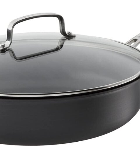 12-Inch Deep Fry Pan w/Cover,  Nonstick Hard Anodized Collection, 622-30DFP1