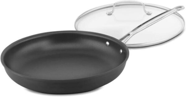 12-Inch Skillet, Nonstick-Hard-Anodized with Glass Cover, 622-30GP1