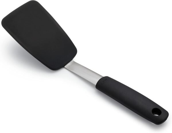 Small Silicone Flexible Turner Black