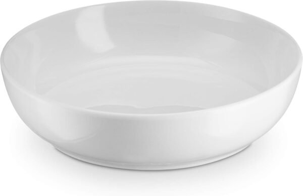 Pasta Bowl, Salad Bowls, Bowls, Serving Bowls, Soup, Ceramic, Large Capacity, Microwave & Dishwasher Safe, Set of 4, 40 Oz, (White)