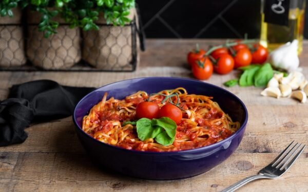 Pasta Bowl, Salad Bowls, Soup, Serving Bowls, Ceramic, Large Capacity, Microwave & Dishwasher Safe, Set of 4, 40 Oz,(cobalt)